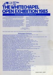 1985_Whitechapel Open - cover